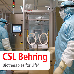 Sterylna linia napełniająca w CSL Behring GmbH