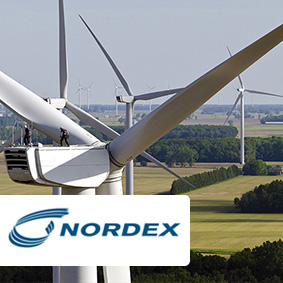 Turbiny wiatrowe Nordex Nordex Deweloper i producent turbin wiatrowych i farm wiatrowych